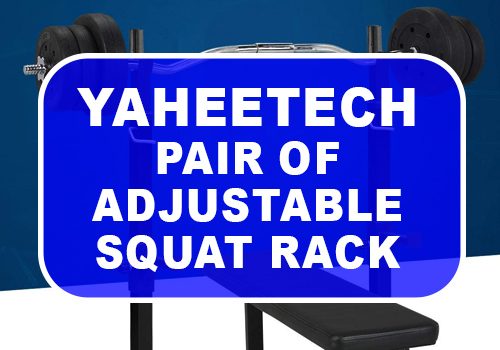 Yaheetech Pair of Adjustable Squat Rack