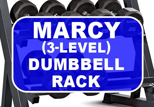 marcy 3-tier dumbbell rack multi level weight