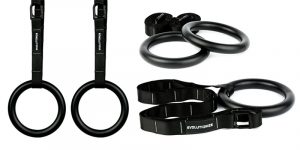 Evolutionize Power Gymnastic Rings with Competition Straps