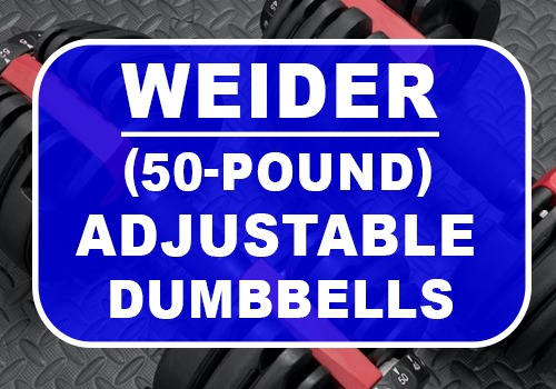 weider 50-pound select-a-weight pair